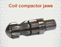 Coil compactor jaws Coil compactor jaws