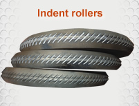 Indent rollers Indent rollers