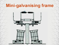 Typical mini-galvanizing line take-up frame Typical mini-galvanizing line take-up frame