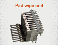 Pad wipe unit Pad wipe unit