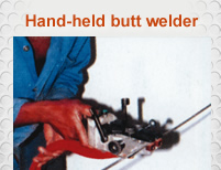 Hand-held butt welder